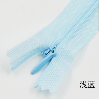 
                                                                                迈利达 隐形拉链女装婚纱裙子裤子拉链3#隐形闭尾拉链蕾丝边拉链 浅蓝一条 60cm                