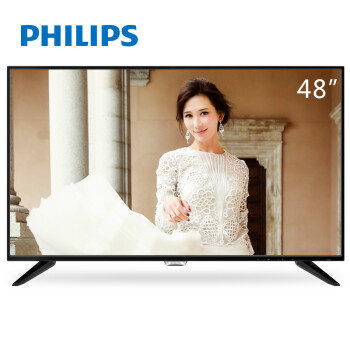 飞利浦（PHILIPS）48PFF5071/T3 48英寸 全高清1080P 11核配置 二级能效 WIFI智能LED液晶电视机（黑色）