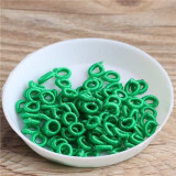 线圈菠萝扣diy手链材料手工编织饰品配件菠萝结红绳编绳项链手绳 绿色