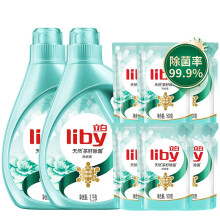 64.9元 Liby 立白 除菌除螨洗衣液 18斤超值套装