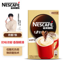 1.5元  雀巢（Nestle）速溶咖啡 1+2 奶香 微研磨 冲调饮品 7条105g