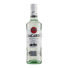 23元  百加得（Bacardi ) 洋酒 朗姆酒 白朗姆酒 500ml