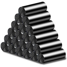 6.9元包邮 断点式一次性黑色垃圾袋  300个