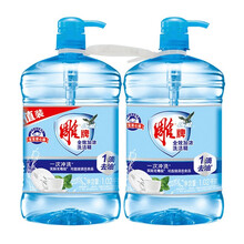 10.5元包邮  雕牌 全效加浓洗洁精1.02kg*2