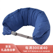 29元 MUJI 无印良品 舒适颈部靠枕 约16*64cm