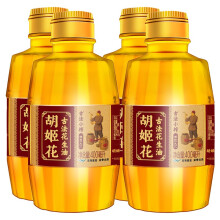 28.9元包邮 胡姬花 古法小榨花生油400ml*4