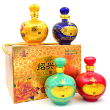 323.4元包邮 塔牌 绍兴黄酒梅兰竹菊 12度 半甜型花雕酒 728ml*4坛 整箱礼盒装 *2件