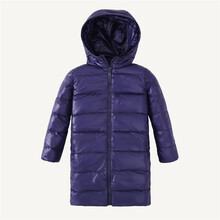 119元包邮  Miiow 猫人 儿童中长款羽绒服