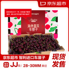 299元包邮  京东超市 智利原箱进口车厘子JJ级 5kg礼盒装 果径约28-30mm