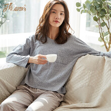 拼团：69元包邮  dingguagua 顶瓜瓜 DJJWC-AL73120 女士家居服套装