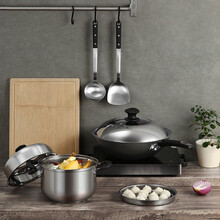 50元   炊大皇 锅具套装 5件套