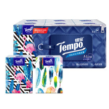 凑单：1元  得宝(Tempo) Mini系列手帕纸 4层加厚5张*6包