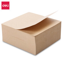 8元  得力(deli)400张98*98mm简约牛皮纸便筏本