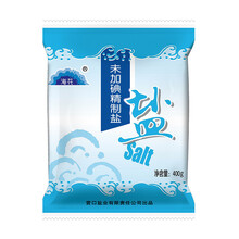 1元 海花 食用盐 天然海盐 未加碘 400g