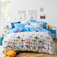 189元包邮  多喜爱家纺 卡通全棉 四件套   飞行梦 飞行梦套件 1.5米