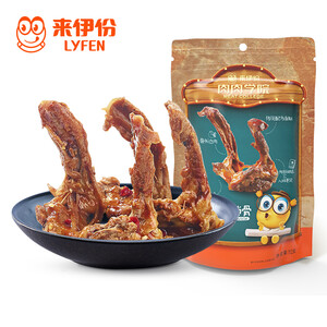 PLUS会员：61.15元   LYFEN 来伊份 甜辣鸭锁骨 112g *17件