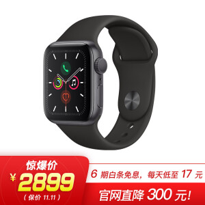 0点-2点：2899元  Apple Watch Series 5智能手表（   MWV82CH/A)