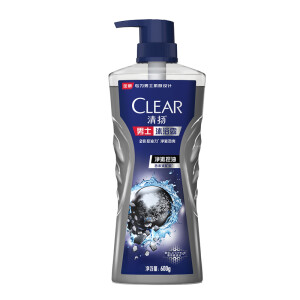 plus会员：17.55元  清扬(CLEAR)沐浴露 男士平衡控油 净澈控油型600g