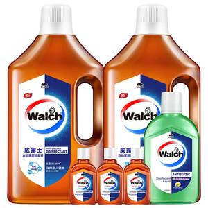 59.9元  Walch 威露士 衣物家居消毒液1L*2瓶 + 除菌液330ml+180ml