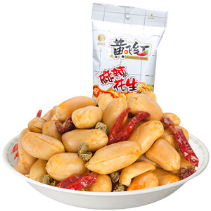 3.8元  黄飞红 麻辣花生 76g *4件