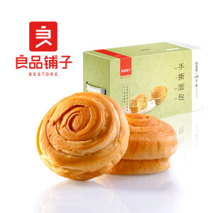 湖北，手慢无：28.7元   良品铺子 手撕面包（一整箱） 1050g*3