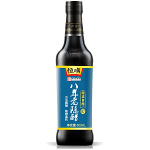 15.8元  恒顺  山西八年老陈醋 500ml*2+葱姜料酒 480ml