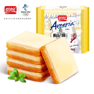 44.5元 盼盼 梅尼耶干蛋糕面包干奶香味100g*10件
