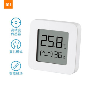11.5元包邮 MI 小米 米家 蓝牙温湿度计 2代