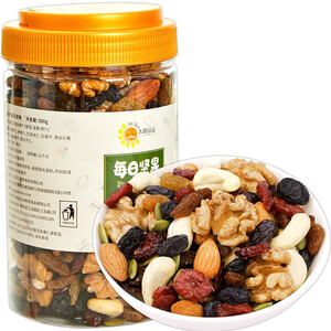 10元  太阳公公 每日坚果干果 500g/罐*2
