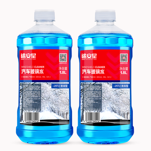 10.6元包邮  TUHU 途虎 途安星 -25℃ 汽车玻璃水 1.8L*2桶