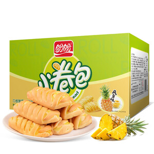 29.9元  盼盼  手撕面包牛角包饼干  凤梨味1050g*2