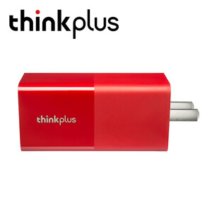 先领券：149元包邮   联想thinkplus 口红电源适配器 65W多能快充 支持Type-C 红色