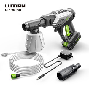 18号0点：99元包邮 绿田 LUTIAN 无线锂电充电式洗车机  20V