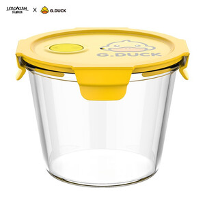 13.9元 包邮 乐唯诗 玻璃保鲜盒 G.DUCK联名款 700ml
