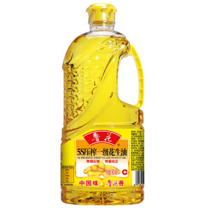 19.9元  鲁花 食用油 5S物理压榨 压榨一级花生油900ml 小包装