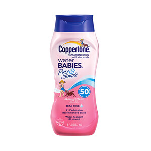 99元   确美同 coppertone水宝宝纯净防晒乳SPF50 PA+++   237ml （可满199减100）
