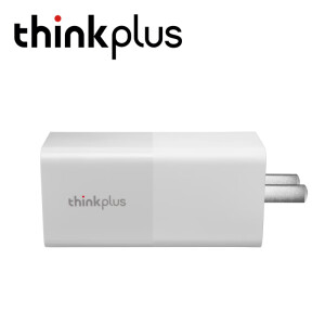 199元包邮  联想thinkplus 口红电源适配器 65W多能快充 支持Type-C 典雅白