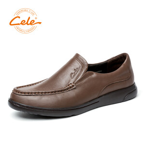 双重优惠： 79元包邮  cele 策乐 M8C4S44803 男士休闲皮鞋