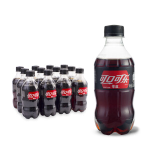 华北：15.9元  可口可乐 Coca-Cola 零度 300ml*12瓶