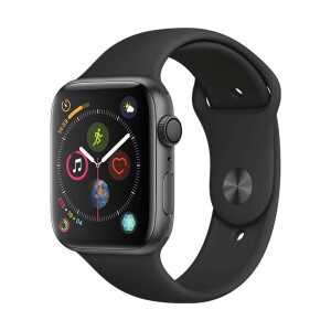 历史低价：  2988元包邮 Apple 苹果 Apple Watch Series 4 智能手表（深空灰铝金属、GPS、44mm、黑色运动表带）