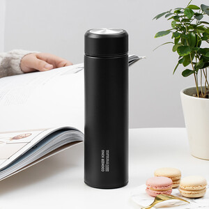 25.9元  COOKER KING 炊大皇 双层不锈钢保温杯 450ml   *2件
