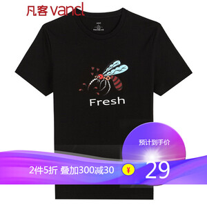 58元包邮  VANCL 凡客诚品 1094268 男士短袖T恤 *2件