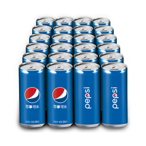 华东地区：59.8元  百事可乐 Pepsi 细长罐 汽水碳酸饮料 330ml*24罐 *2