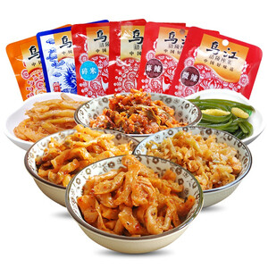 黄世聪“土豪”普通款： 23.9元包邮  乌江涪（fú）陵榨菜微辣套餐18袋装共1260g