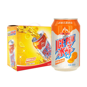 14.9元包邮  冰峰（ICEPEAK）橙味汽水330ml*12罐