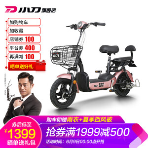 9日0点： 1399元 小刀 TDT1820Z 电动车 新国标