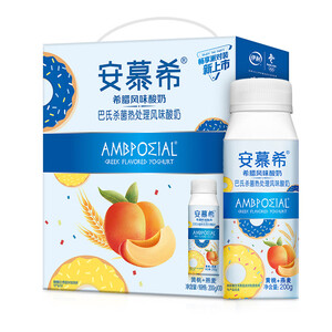 四川：39.9元伊利 安慕希希腊风味酸奶 高端颗粒系列 黄桃+燕麦200g*10盒/礼盒装