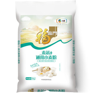 21.8元包邮  福临门  麦芯通用小麦粉   5kg