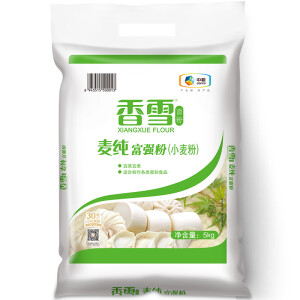 22.9元  中粮出品   香雪 麦纯富强粉 5kg