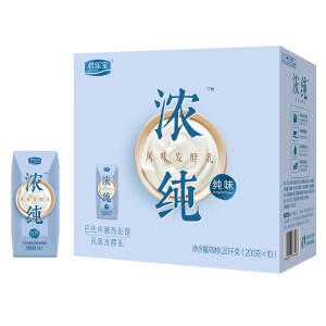 39.6元  君乐宝 (JUNLEBAO)浓纯酸奶 200g*10盒*4